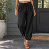 Cadence-Jane Relaxed Pants - Black