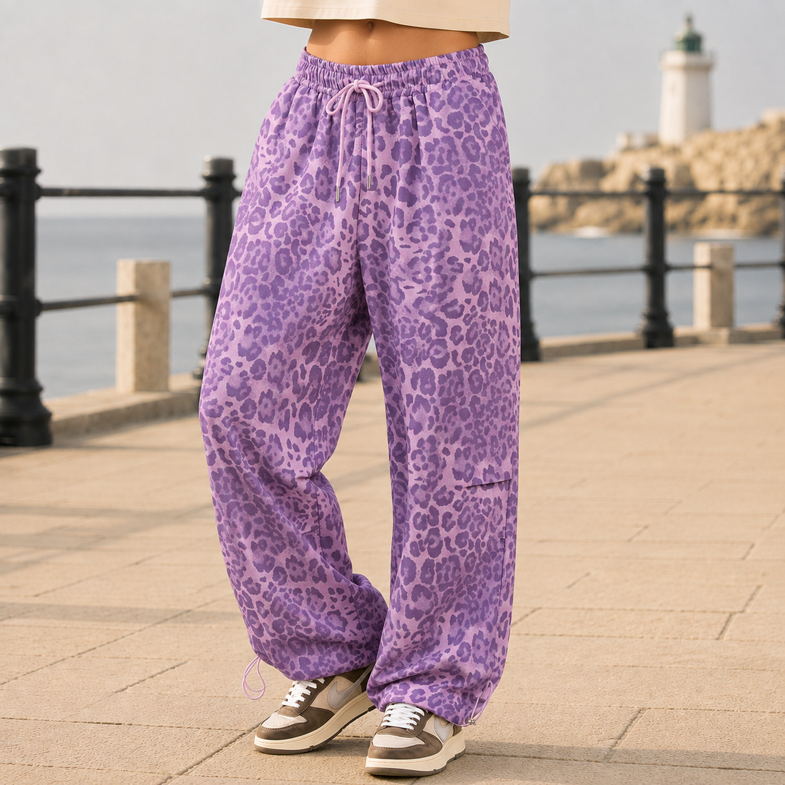 Kieran Relaxed Cargo Pants - Lavender