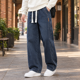 Felix-Cole Straight-Leg Jeans - Dark Blue