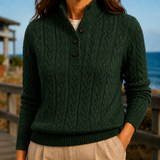Nerissa-Claire Cashmere Sweater - Olive