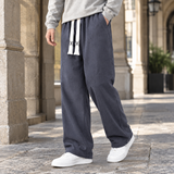 Dario-York Relaxed Fit Pants - Dark Gray