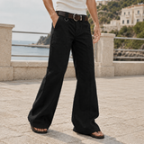 Oscar Wide Leg Pants - Black