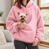 Salome-Rae Pet Pocket Hoodie - Pink
