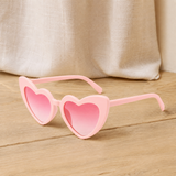 Perpetua Heart Sunglasses - Pink Frame Double Powder Tablets