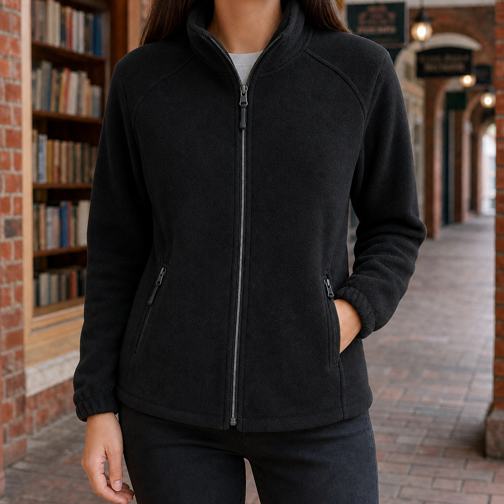 Maylis Stand Collar Jacket - Black