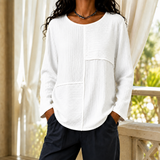 Fenella-Marie Relaxed Top - White