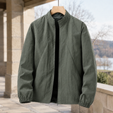 Samson-Stone Stand Collar Jacket - Military Green