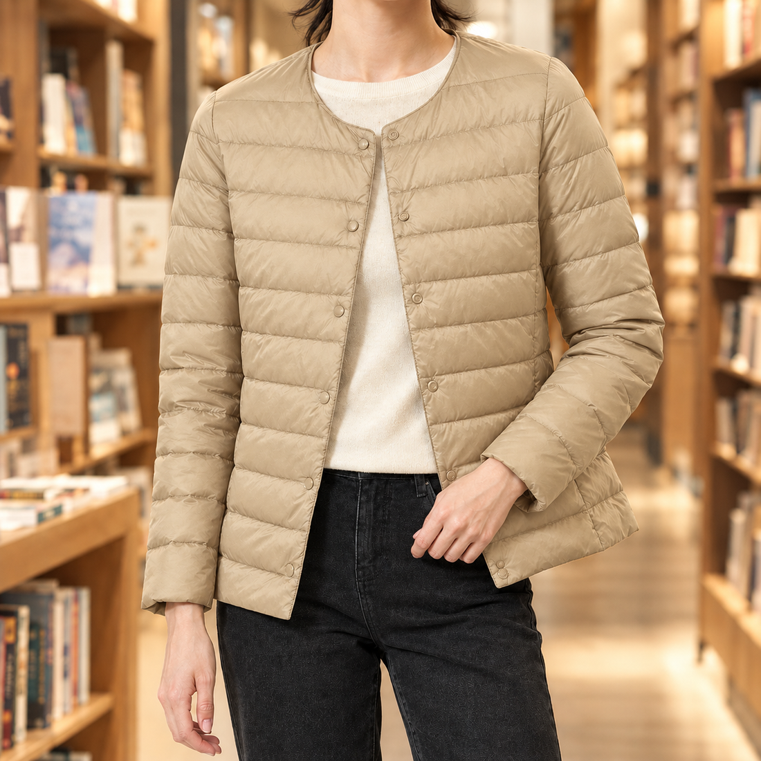 Eva-Hope Quilted Jacket - Camel