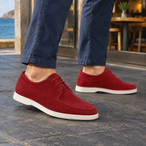 Zeno Apron Derby Shoes - Red
