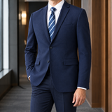Anselm-Scott Tailored Blazer - Navy Blue One