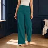 Ada-Jane Straight Leg Pants - Peacock Green