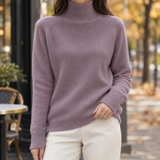 Anouska-Rae Turtleneck Sweater - Lilac Purple