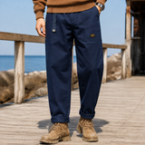 Arlo-Miles Relaxed Cargo Pants - Blue