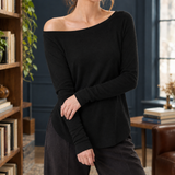 Rosalie-Louise Off Shoulder Top - Black