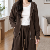 Berenice-Marie Balloon Cardigan - Dark Coffee