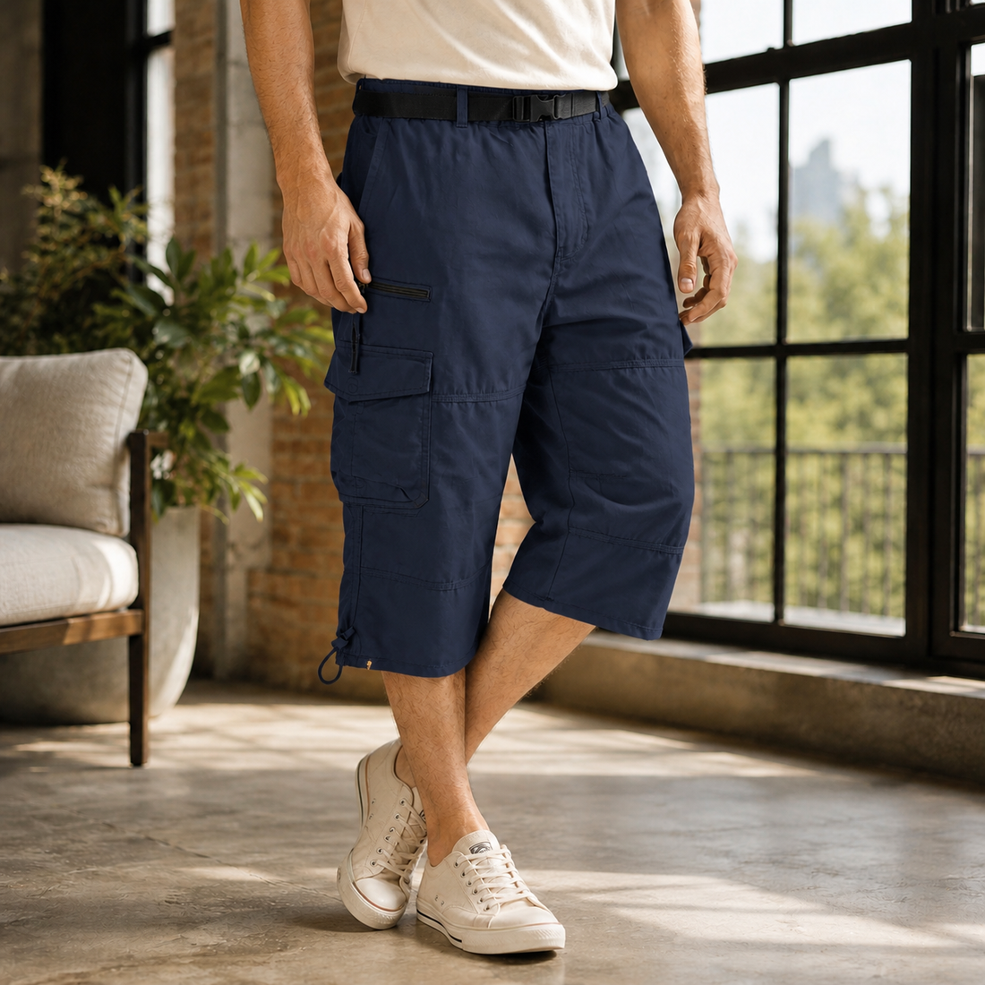 Rocco Cargo Shorts - Navy