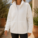 Tamsin Teddy Jacket - White