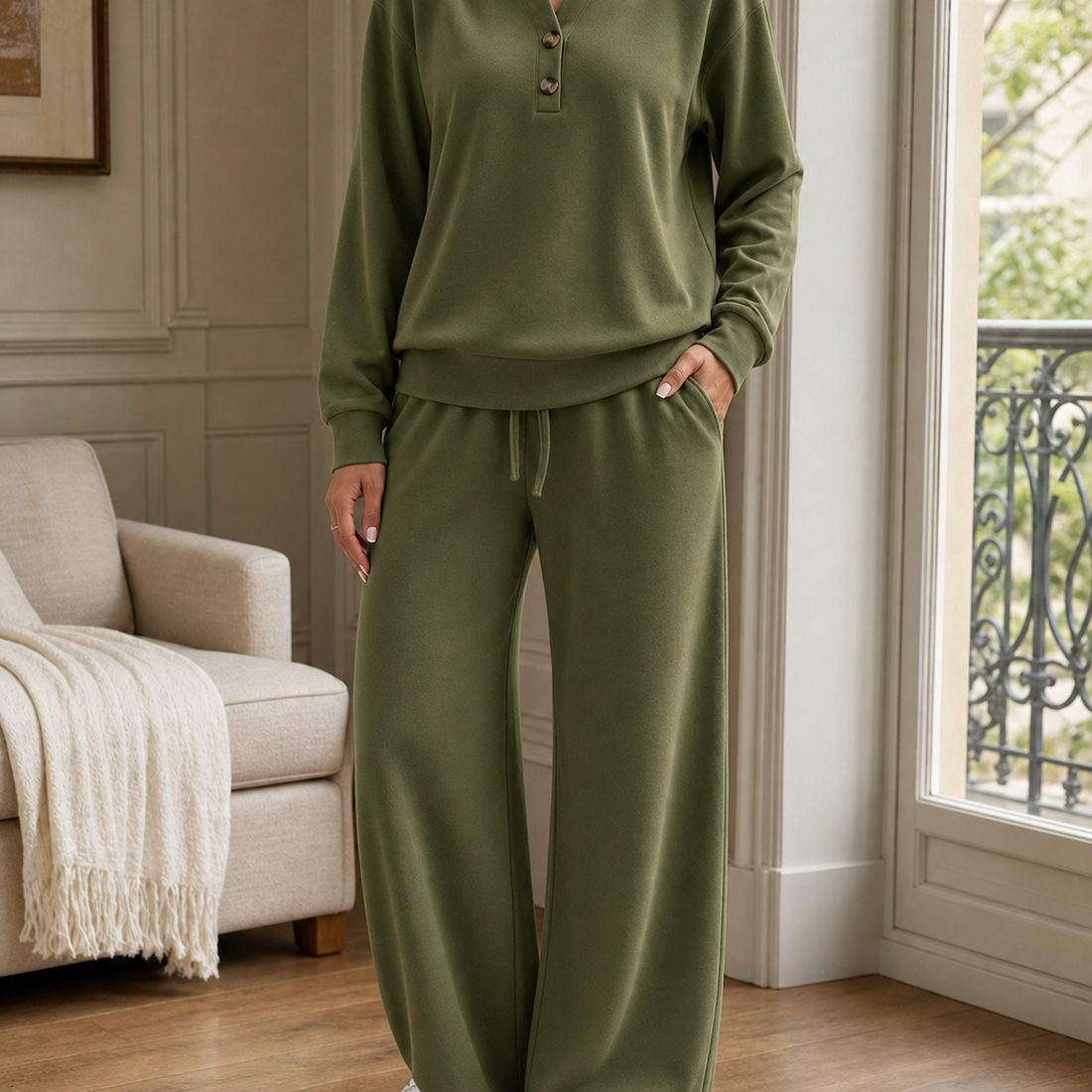 Cadence Relaxed Set - Army Green