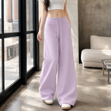 Tessa-Faye Wide Leg Pants - Light Purple