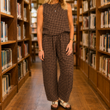 Elara-June Relaxed Set - Brown