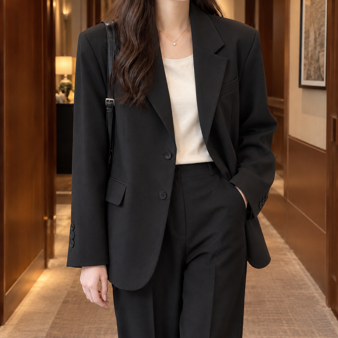 Hesper Tailored Blazer - Black