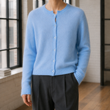 Jasper Silk Cashmere Sweater - Sky Blue