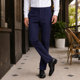 Ramsey Tapered Dress Pants - Dark Blue