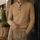 Barnaby Cashmere Sweater - Khaki