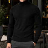 Matthias-Lane Turtleneck Sweater - Black
