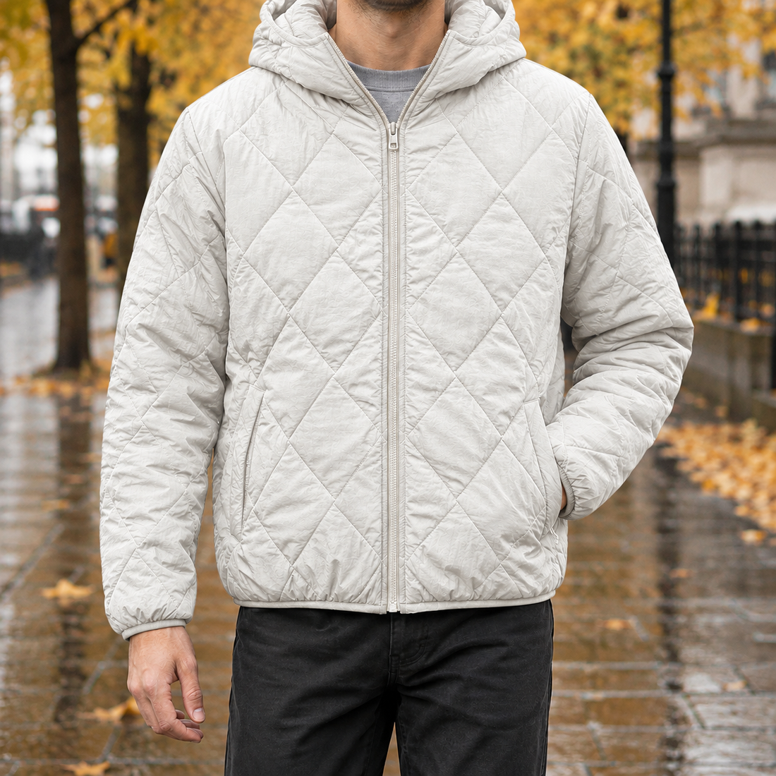 Tancred-Grant Quilted Jacket - Off White