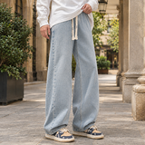 Malcolm Wide Leg Jeans - Light Blue