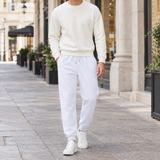 Raoul-Ellis Relaxed Joggers - White