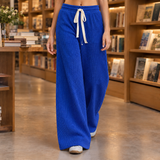 Joanna Wide Leg Pants - Blue