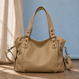 Lazzari Slouch Shoulder Bag - Khaki