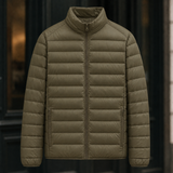 Idris-Grant Quilted Jacket - Army Green
