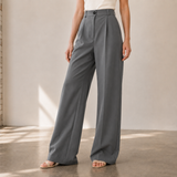 Juliet High Rise Pants - Dark Gray