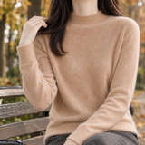 Aiglon-Elise Wool Sweater - Light Caramel