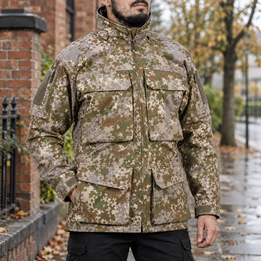 Valerian-Dean Tactical Jacket - Deban Camouflage