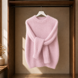 Tabitha-Jade Brushed Sweater - Sakura Pink