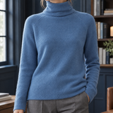 Mina-Jade Turtleneck Sweater - Blue