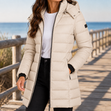 Dahlia-Claire Quilted Jacket - Beige