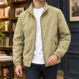 Harry-Jude Stand Collar Jacket - Khaki