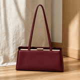 Bonetti Clasp Handbag - Red
