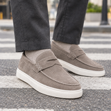 Ferraro-Monza Suede Slip Sneakers - Khaki