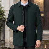 Bertrand-Lane Collared Jacket - Dark Green