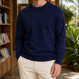 Henry Fine-Knit Sweater - Navy Blue