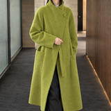Carina-Kate Asymmetric Coat - Green