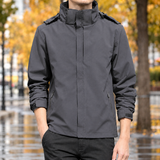 Waldemar-Scott Hooded Jacket - Dark Gray