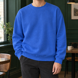 Milo-Jude Relaxed Sweatshirt - Klein Blue