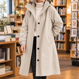 Marina-Mae Hooded Overcoat - Beige